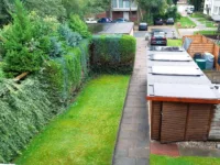 Blick vom Balkon
