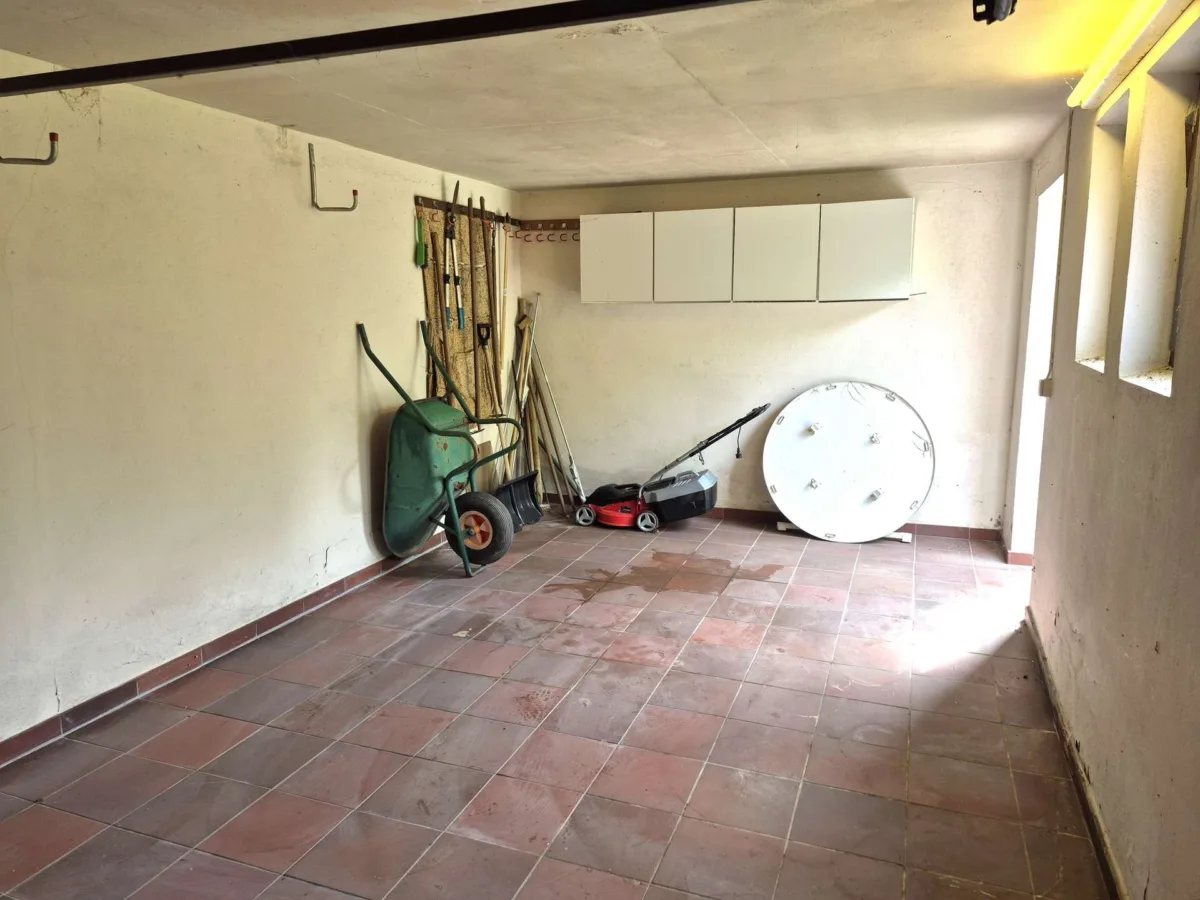 Garage hinterer Bereich