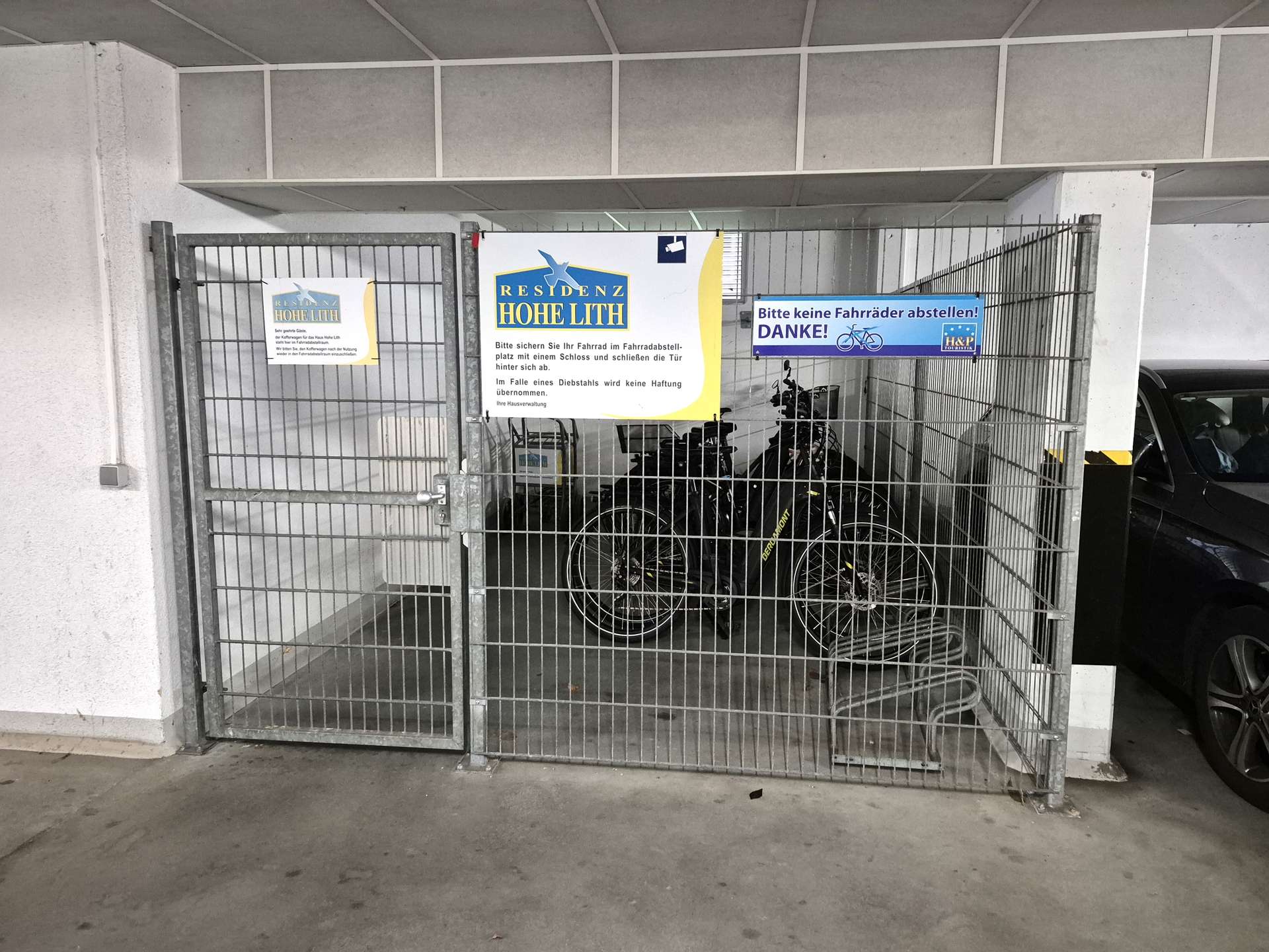 Abstellplatz Fahrräder